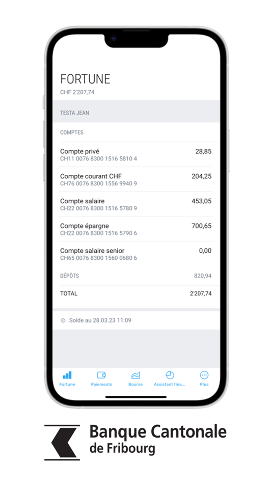 #2. BCF Mobile Banking (iOS) 由: Banque Cantonale de Fribourg