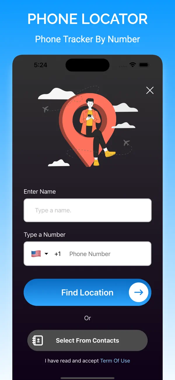 Mobile Phone Tracker by Number screenshot