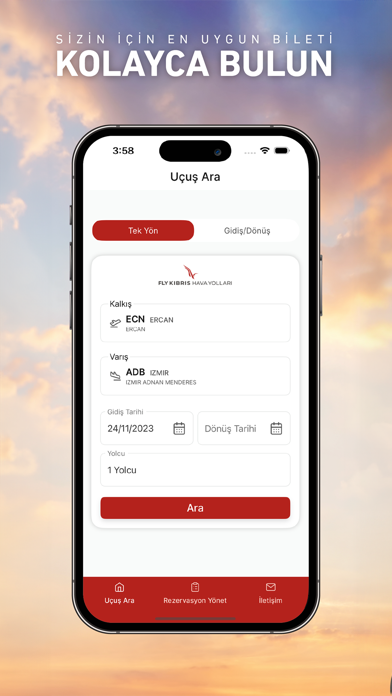 FLY KIBRIS AIRLINES Screenshot