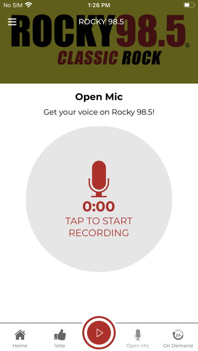 Rocky 98.5 Screenshot