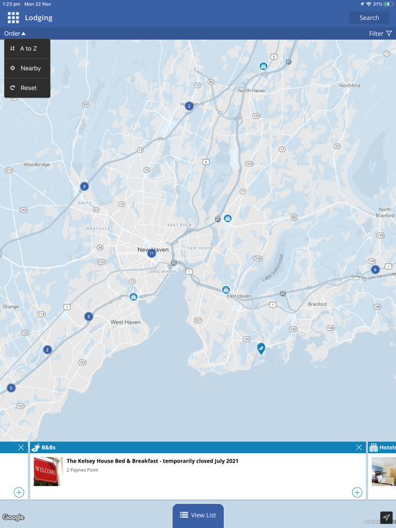 Visit New Haven iPad screenshot 3 - Travel app