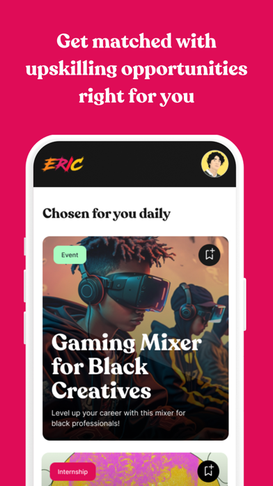 ERIC: Creative Career App Screenshot