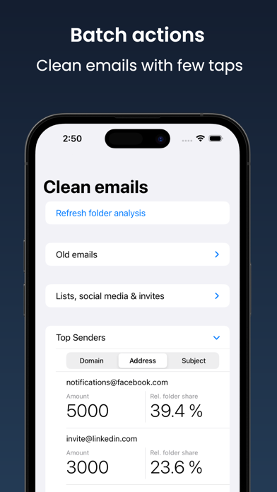 Delete Emails & Cleaner Screenshot