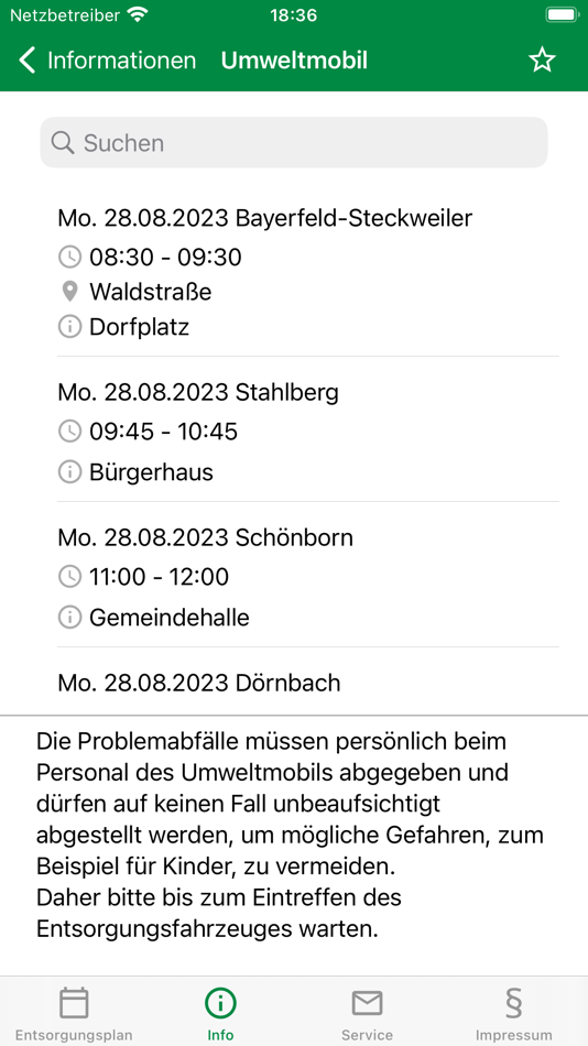 #4. Abfall-App Donnersbergkreis (iOS) Podle: Matthias Roth