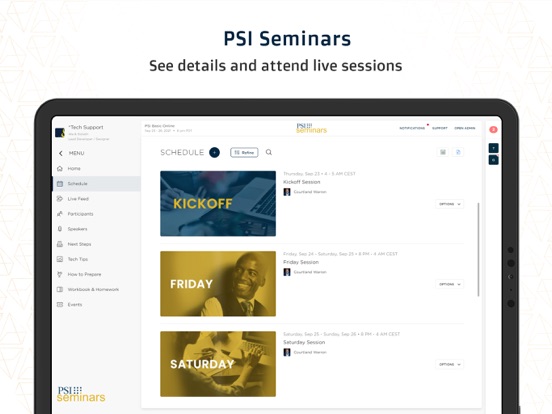 Screenshot #5 pour PSI Seminars