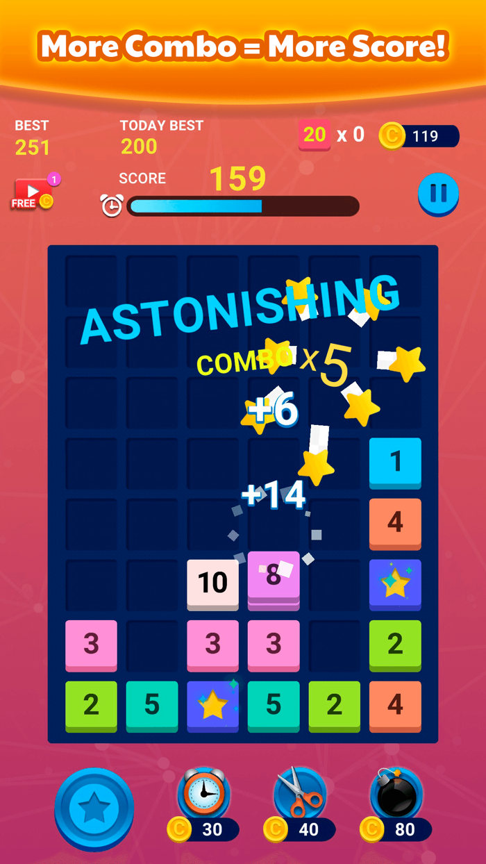 Merge Blocks Puzzle Game Fun