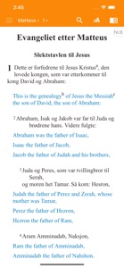 Norwegian Living Bible screenshot #3 for iPhone