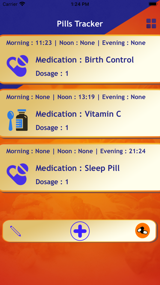 Pill Tracker & Med Reminder - 1.0 - (iOS)