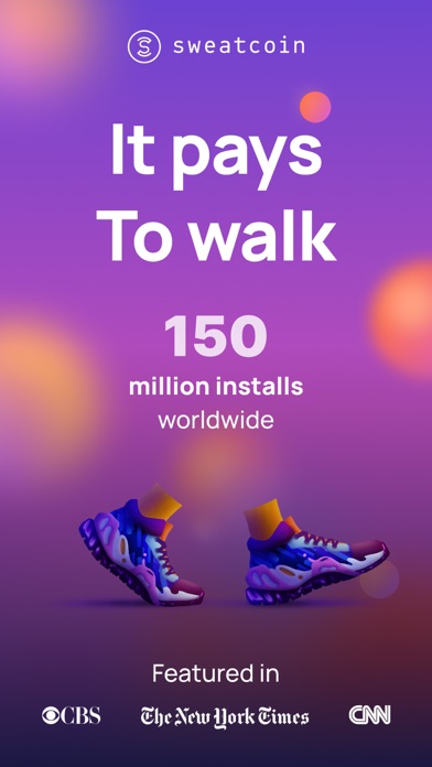 Screenshot #1 for Sweatcoin Walking Step Counter