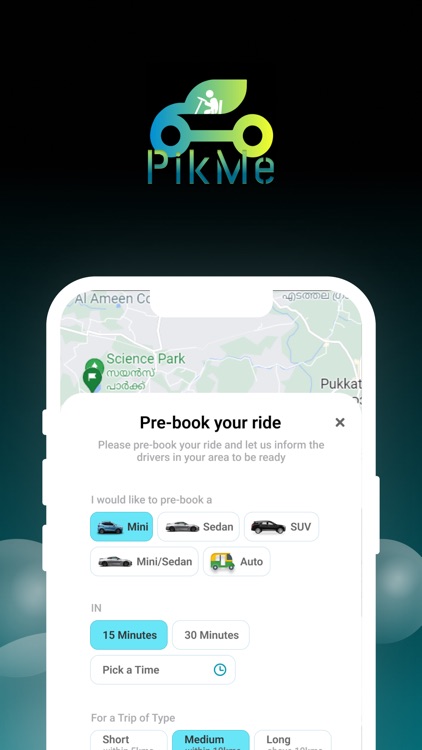 PikMe Cabs screenshot-4