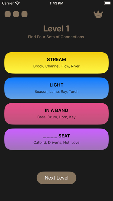 Connections: Connect the Words Screenshot