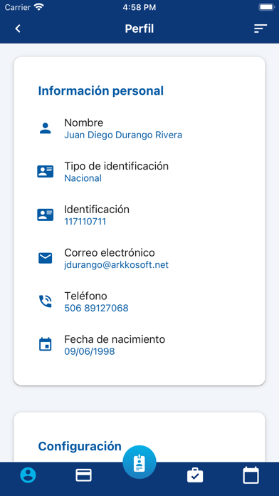 App CMC Costa Rica Screenshot