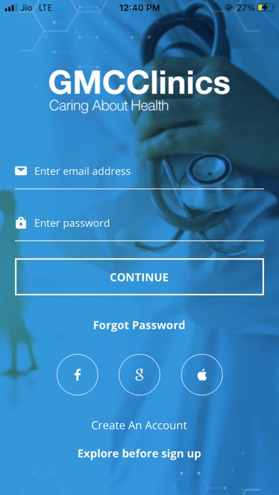 GMCClinics Screenshot