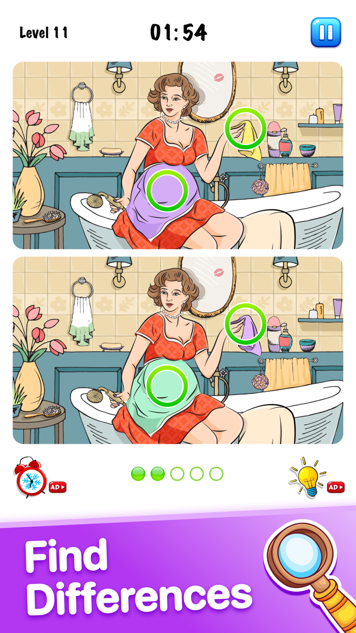 Find the Difference spot games