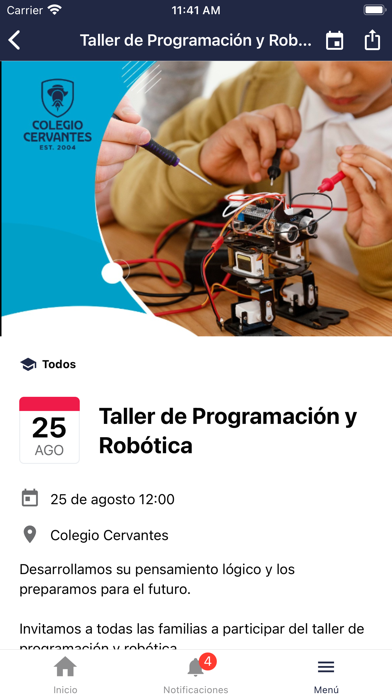 Colegio Cervantes Screenshot