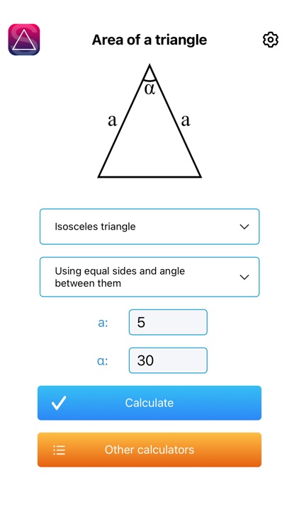 Area of triangle screenshot-6