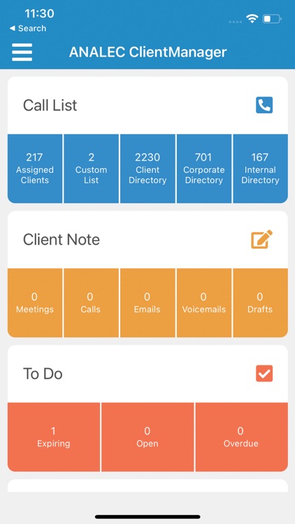 ANALEC ClientManager