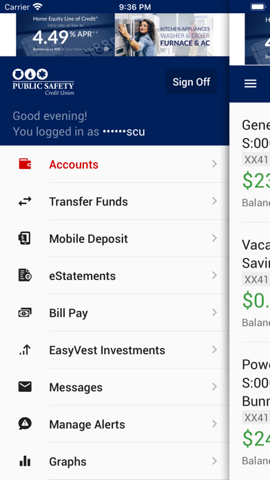 Public Safety CU Mobile Screenshot