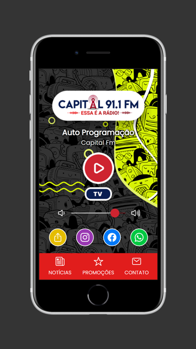 Rádio Capital FM 91.1 Screenshot