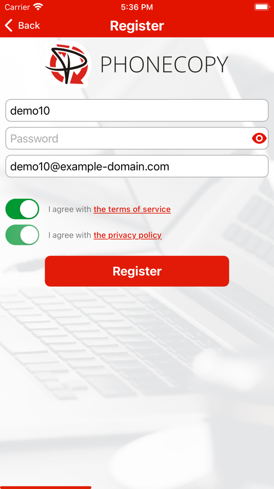 #2. PhoneCopy (iOS) By: e-FRACTAL
