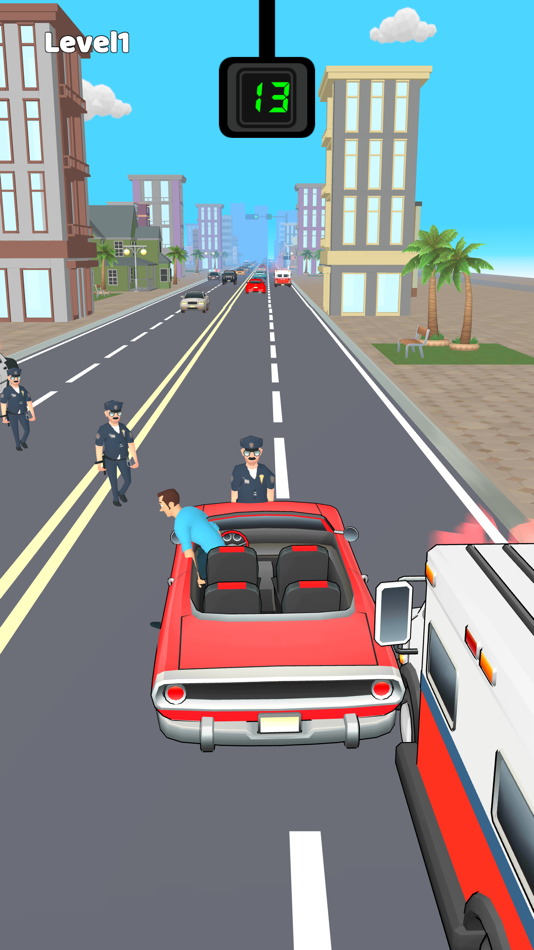 #3. Crazy Driver 3D! (iOS) 由: 庆龙 刘