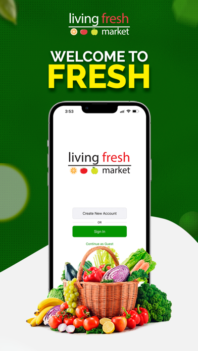 Living Fresh Market Screenshot