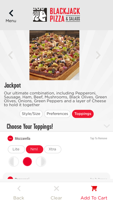 Blackjack Pizza Screenshot