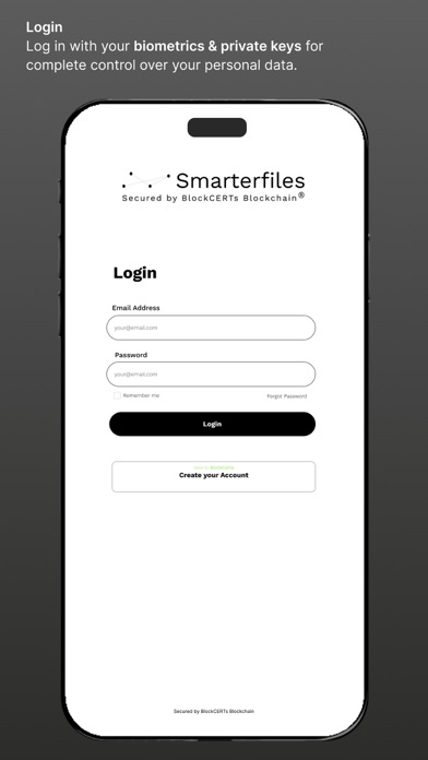 BlockCerts SmarterFiles Screenshot