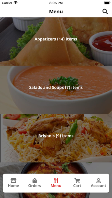 Shaan Indian Cuisine Screenshot