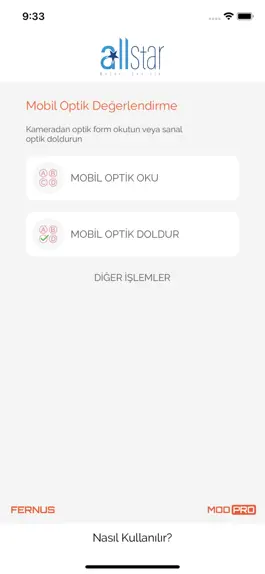 Game screenshot Allstar Optik Okuma hack