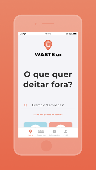 WasteApp Screenshot