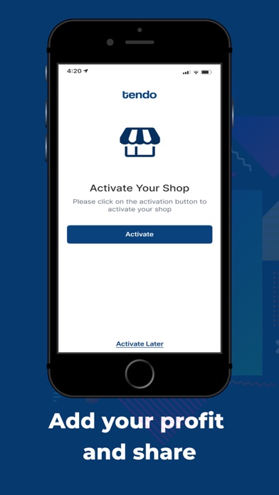 Tendo - Reseller Platform Screenshot
