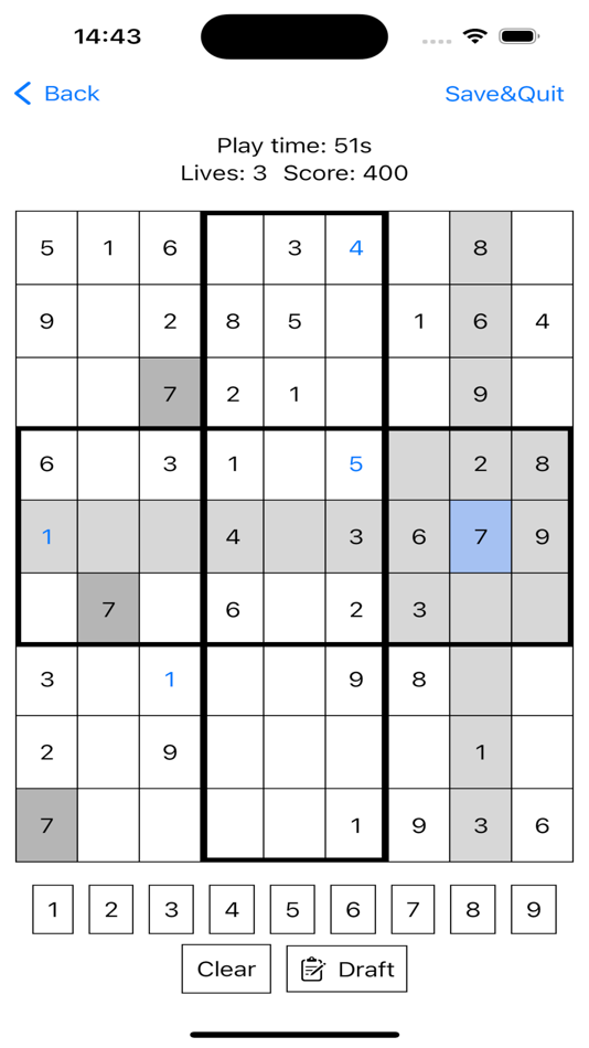 #3. Sudoku - Classic 9x9 (iOS) 来自: Andreas Job