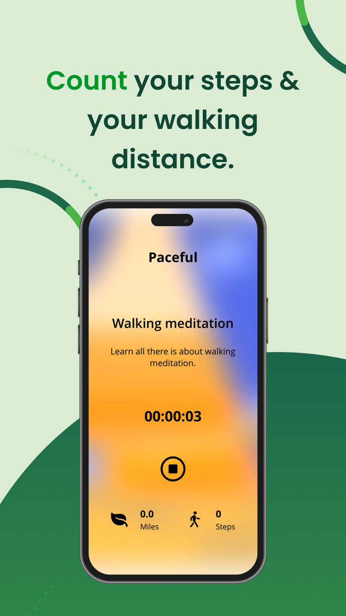 Step counter and tracker Paceful