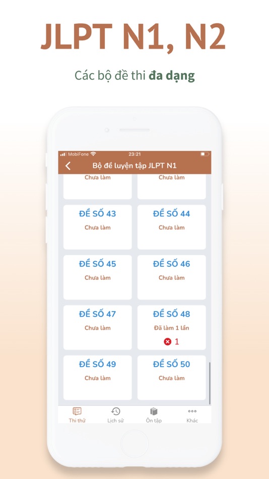 #3. JLPTify N1, N2 (iOS) 由: Binh Tran