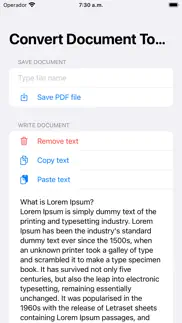 convert document to pdf iphone screenshot 1