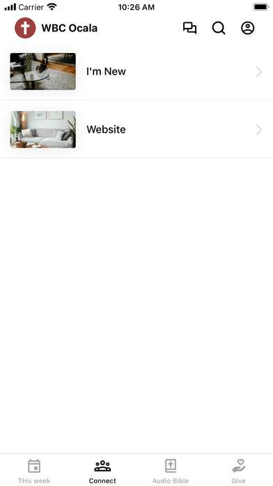 Woodside Baptist Church Screenshot