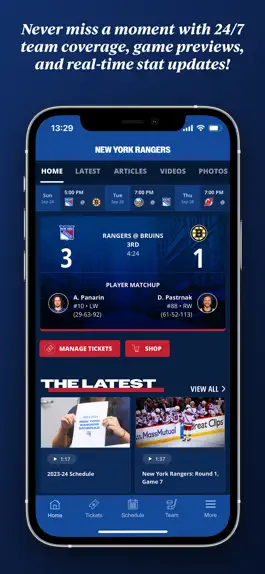 Game screenshot New York Rangers Official App hack