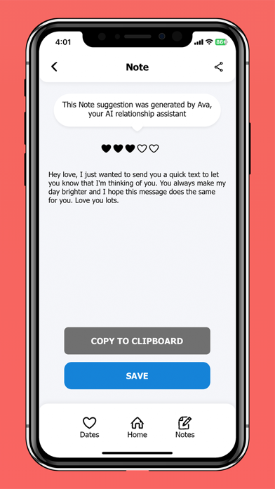 SparkAI Relationship Assistant Screenshot