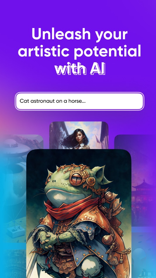 #2. AI Art Generator-text to image (iOS) By: Playorium LTD