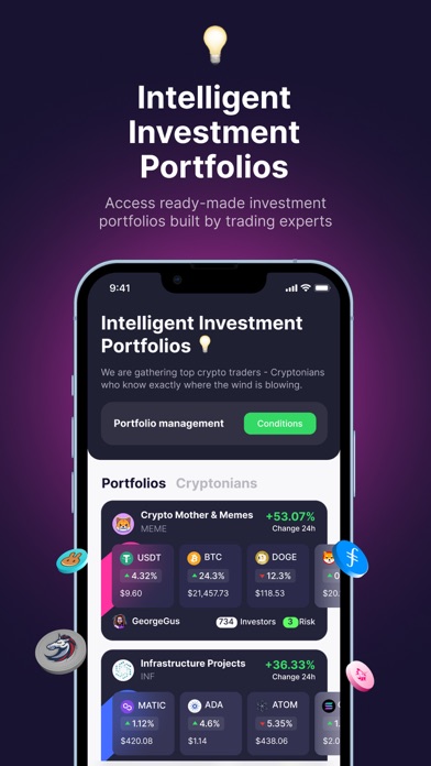 Screenshot #2 pour ZamWallet Crypto, DeFi, Invest