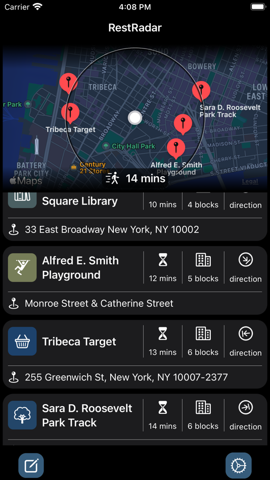 #1. RestRadar (iOS) 由: Paul Dippold