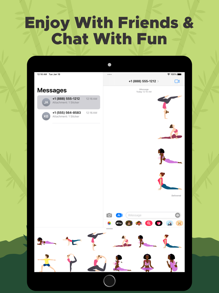 Yoga Meditation Stickers