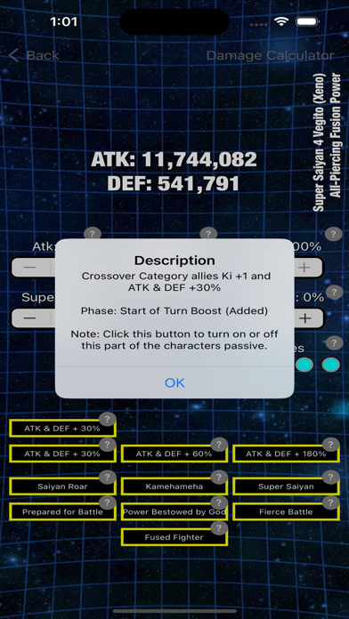 Dokkan Stat Analyzer Screenshot