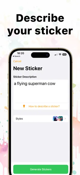 Game screenshot Magic Stickers - AI Art apk