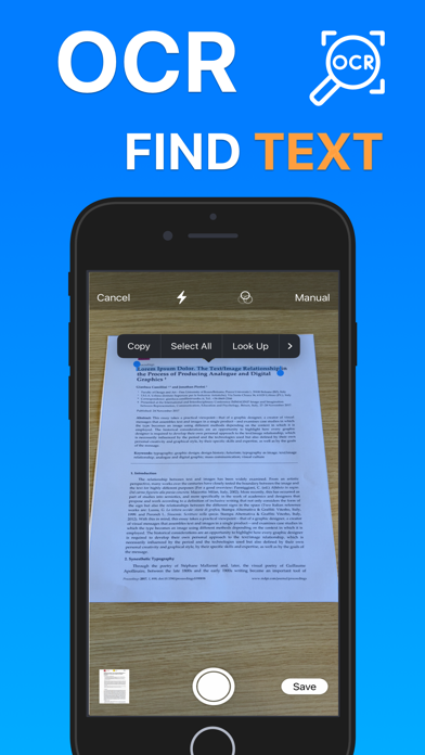PDF Scanner & Editor App Screenshot