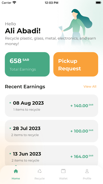 Recycling Bank Screenshot