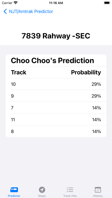 Choo Choo Tracker Screenshot