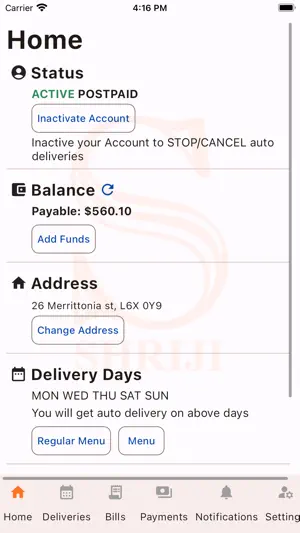 Shriji Delivery screenshot 2