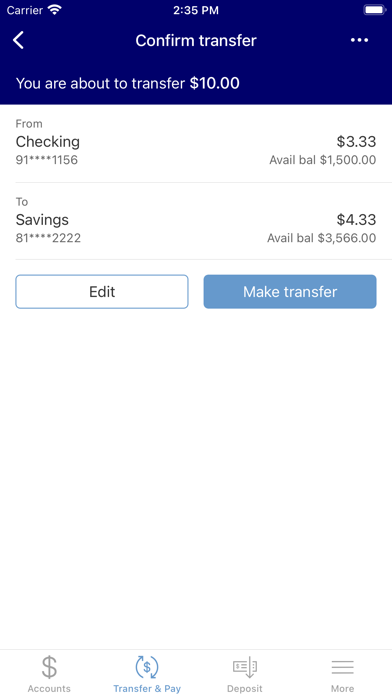 Farmers National Bank App Screenshot